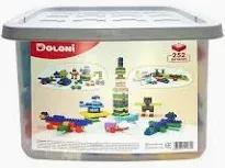 Конструктор блочний 013999/03 252 дет. в боксі DOLONI