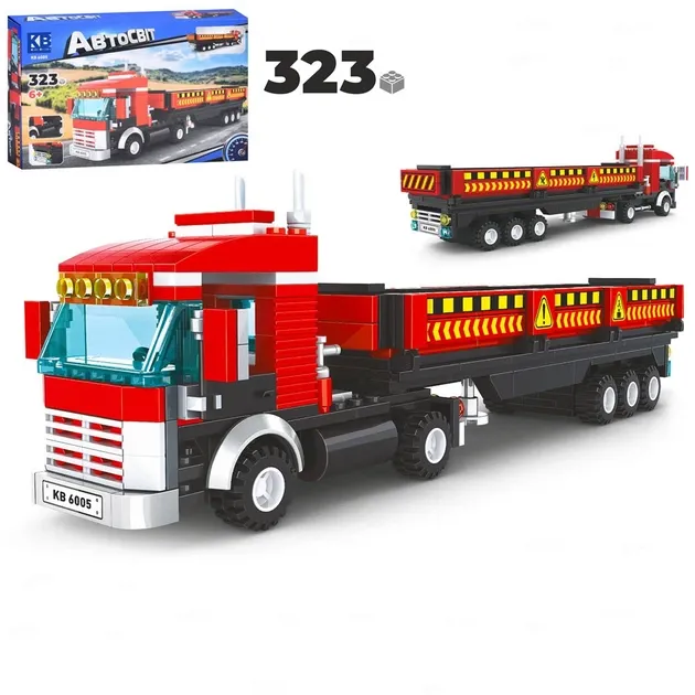 Конструктор трейлер. Limo Toy KB 6005. 323 деталі