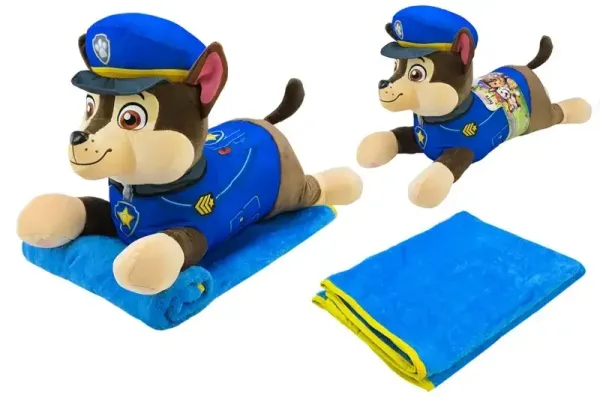 М'яка подушка з пледом KH71/001L Paw Patrol р-р 60x21x36см, плед 118x80 см Kids Hits