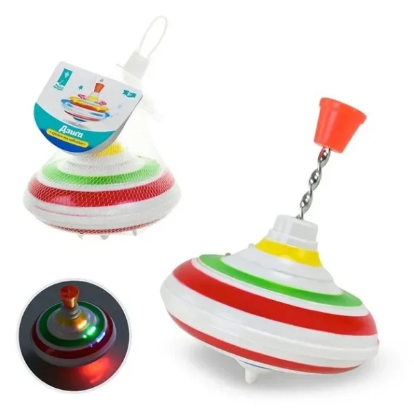 Дзига 6601-1 на батарейках, в коробці YG Toys