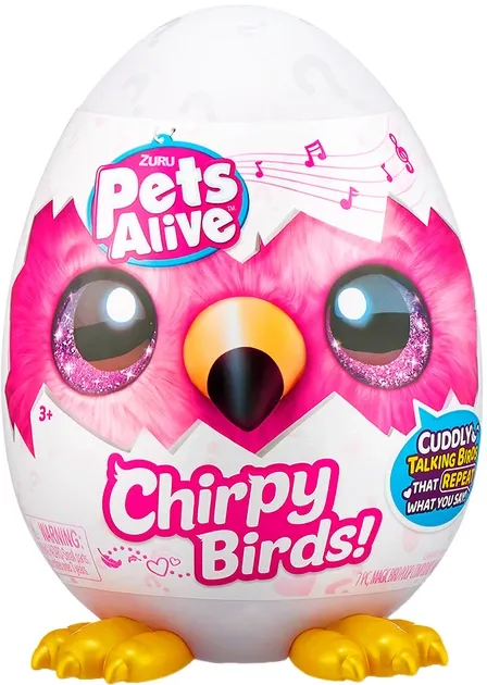 Інтерактивний ігровий набір PETS ALIVE S1 – ВЕСЕЛІ ПТАШКИ (в асорт.)
