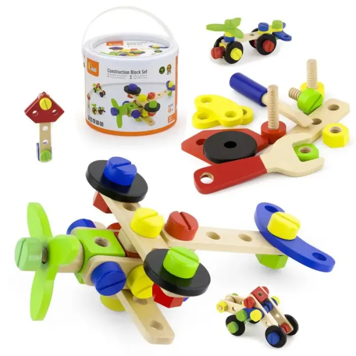 Дерев'яний конструктор Viga Toys 48 ел. (50383