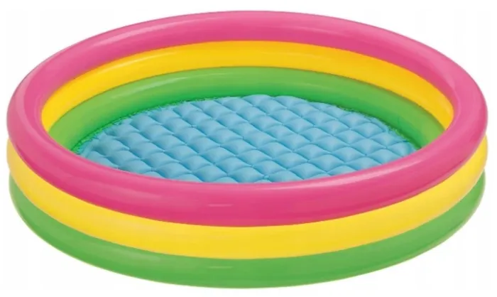 Intex Басейн 57412 NP "Веселка" (6) 3 кільця, розміром 114х26см, обсяг: 136л, вага: 1,2 кг, від 3 до 6 років