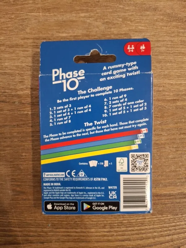 Настільна гра Phase 10 W5800