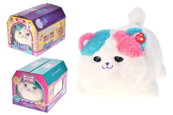 Інтерактивний пухнастий котик Fluff Pets мявкає, мурчить і реагує на дотики BL-335