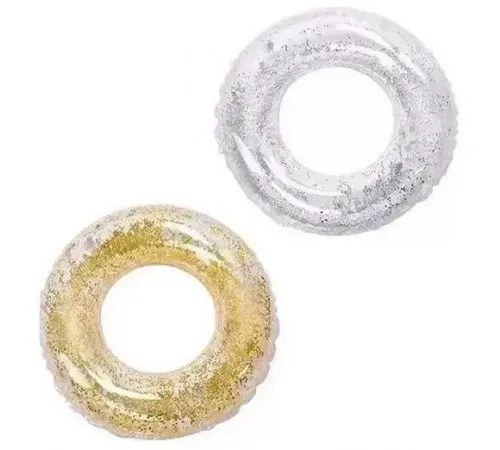 Надувний круг з блиск. 90см . 2 кольори WM-8172-4-90/AA9-24