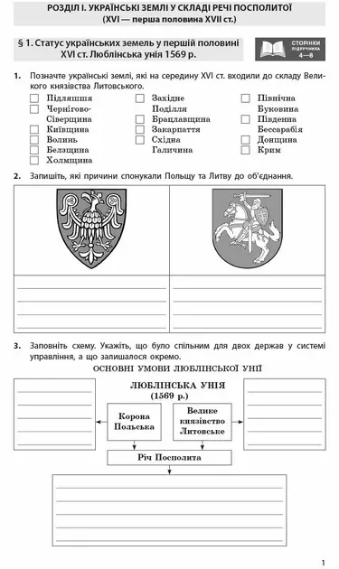 Історія України 8 клас Робочий зошит до підручника Гісема, Мартинюка (Укр)