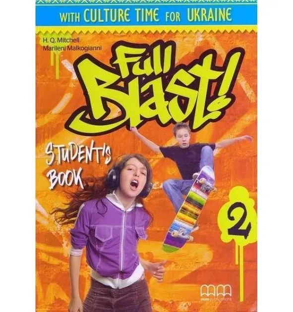 FULL BLAST! 2 STUDENTS BOOK UKRAINIAN EDITION MITCHELL