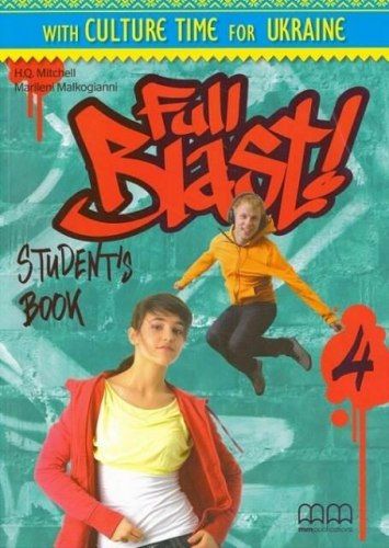 Підручник Англійська мова 8 клас Поглиблений Full Blast 4 Student's Book Mitchell H.Q. MM Publi…