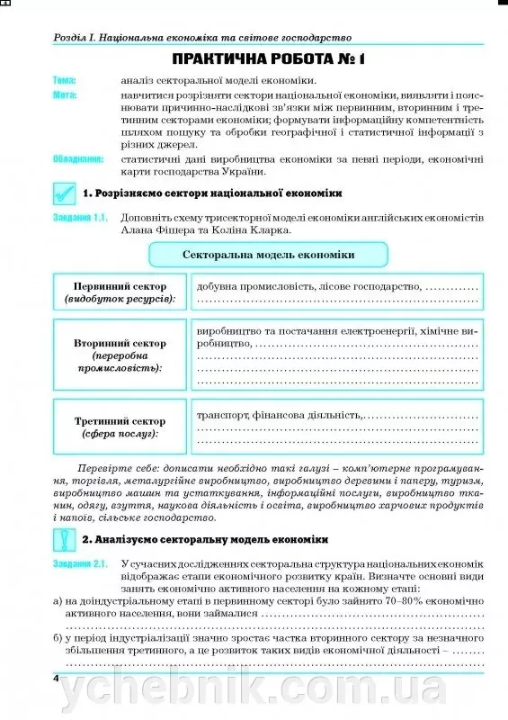 Географія 9 клас. Україна і світове господарство. Г. Думанська