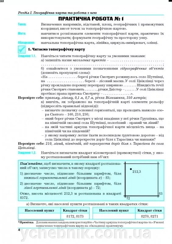 Практичні роботи з географії. 7 клас Думанська Г. В., Вітенко І. М. 2020 рік