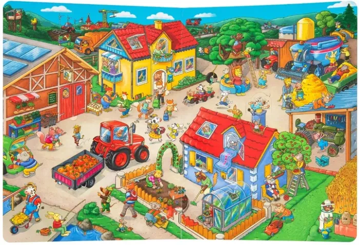 Ласкаво просимо в село! Вімельбух з віконцями