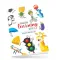 Книга Дитячий простір Engaging learning words Талант Захопливе вивчення слів