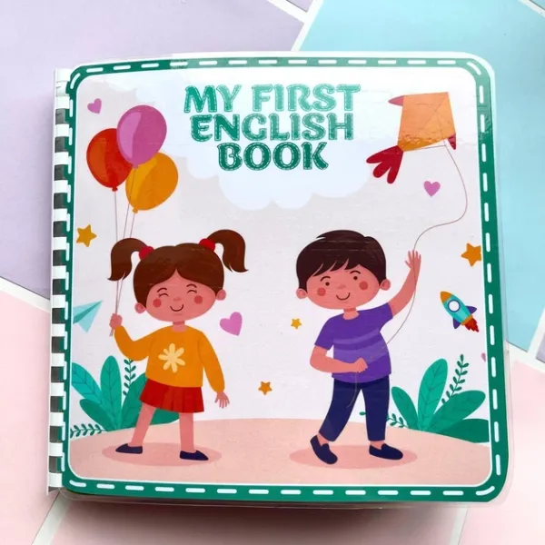 Книга на липучках First words