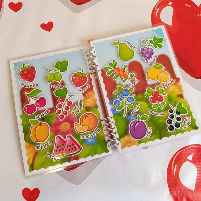 Книга на липучках Перша енциклопедія малюка