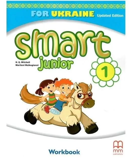 Мітчелл Г. Англійська мова Smart junior for Ukraine НУШ 1 Workbook + CD-ROM (Смарт Юніор) Робочий зошит до підр...