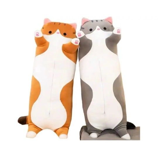 М'яка іграшка, Kit з пледом, L15101, 2 кольори 60см
